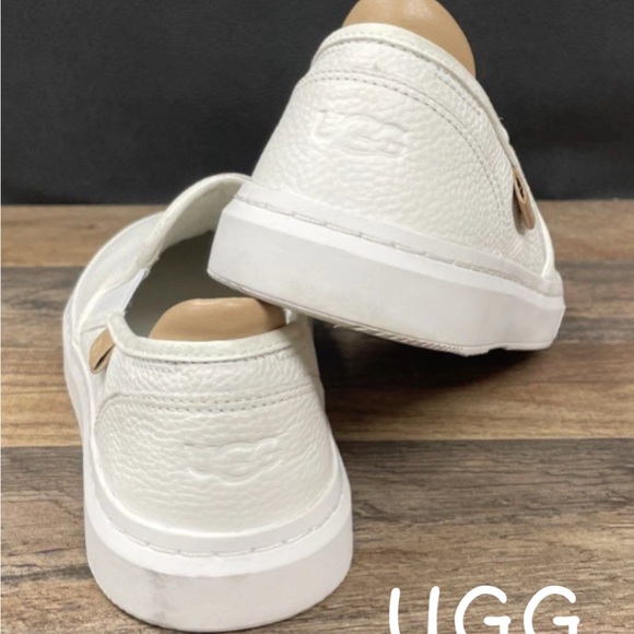 UGG White Slip-On Sneakers - Picture 3 of 4